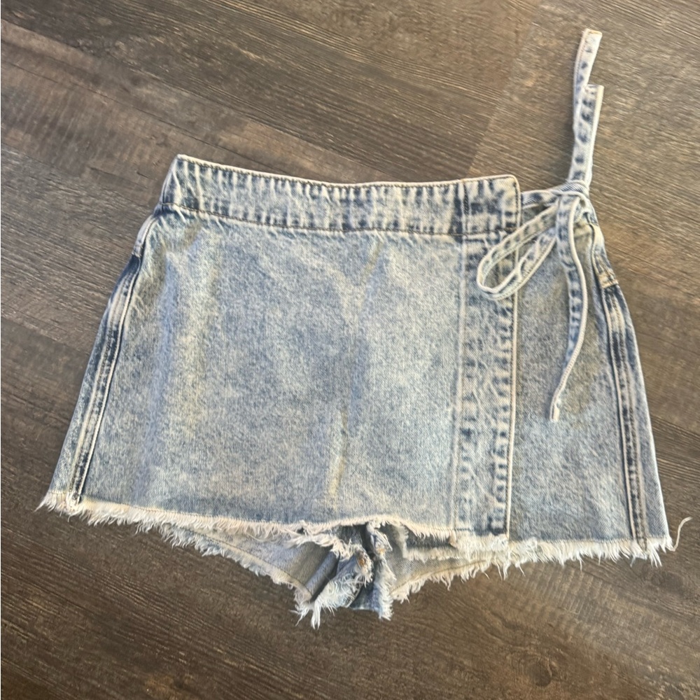 High waisted skort